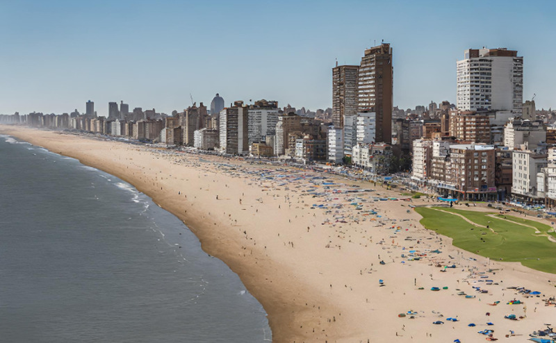 Mar del Plata, Argentina: Playa a orillas del&nbsp;Atlántico